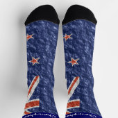 Chaussette Dessin du drapeau de la Nouvelle-Zélande (Haut)