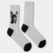 Chaussette Dessin French Bulldog (Droite)