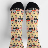 Chaussette Dessin moderne simple des jeunes cool (Haut)