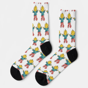 Chaussette dessin personnalisé d'enfants