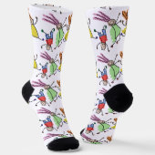Chaussette Dessins d'enfants sur (Angulaire)