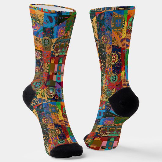 Chaussette dessins portugais (Angulaire)