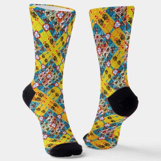 Chaussette dessins portugais (Angulaire)