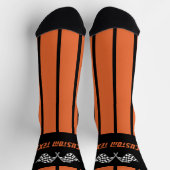 Chaussette Deux Chaussettes de course en bande orange (Haut)