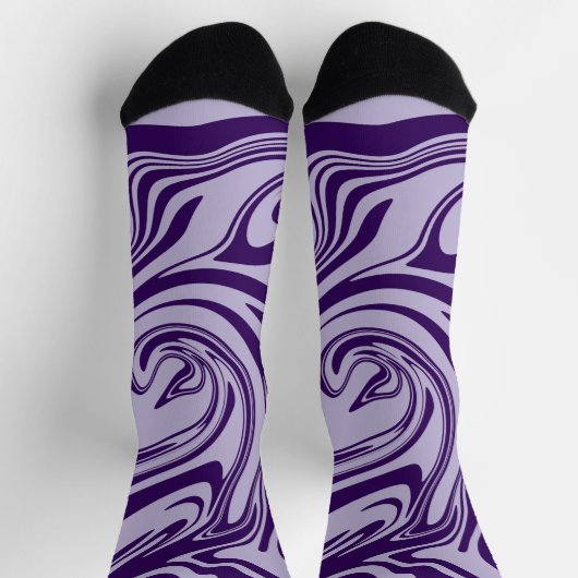 Chaussette Déversement - Violet (Haut)