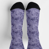 Chaussette Diagonale violette couleur (Haut)