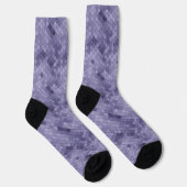 Chaussette Diagonale violette couleur (Droite)