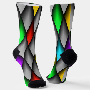 Chaussette Diamant coloré