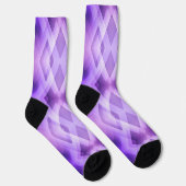 Chaussette Diamants géométriques violets (Droite)