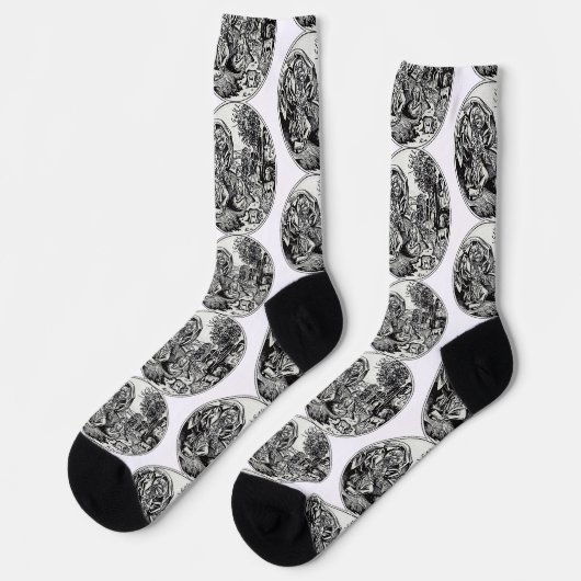 Chaussette Dieu crée l'homme (Gauche)
