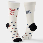 Chaussette Dimanche Longue Course Ne Vous Pressez Pas Drôle d (Angulaire)
