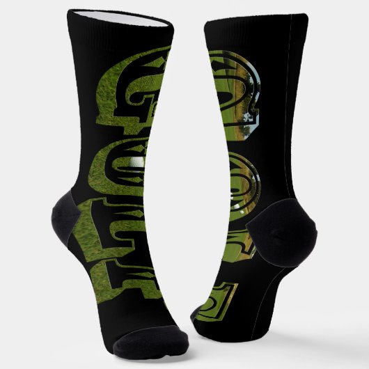 Chaussette Dimensional Golf Le Nom, Crew Chaussettes (Angulaire)
