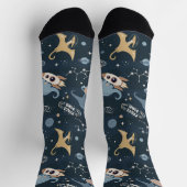 Chaussette Dinos de l'espace (Haut)