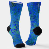 Chaussette Dinosaure bleu caché (Angulaire)