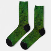 Chaussette Dinosaure Vert Caché (Gauche)