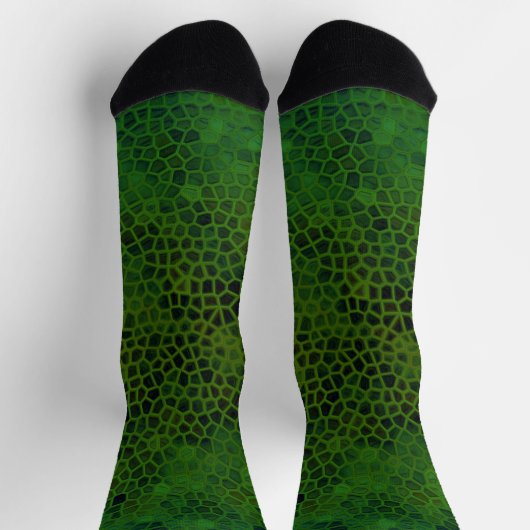 Chaussette Dinosaure Vert Caché (Haut)