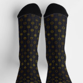 Chaussette Divers modèles de flocons de neige (Haut)