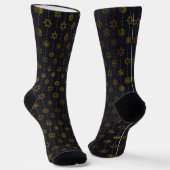 Chaussette Divers modèles de flocons de neige (Angulaire)