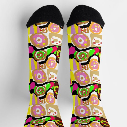 Chaussette Divertissement Donuts (Haut)