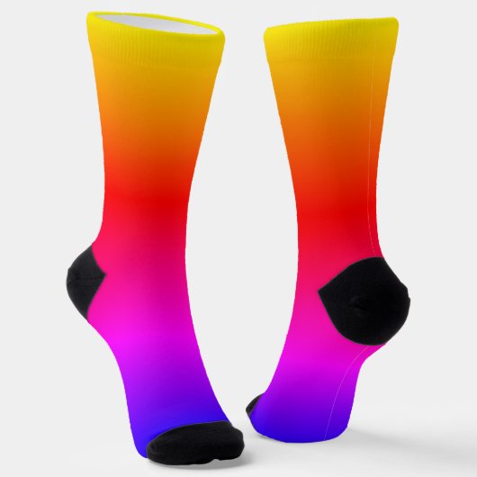 Chaussette do-it-yourself Ajouter Un Texte Ou Un Logo D'Image (Angulaire)