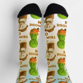 Chaussette Dog Gardener Bichon Topiary Trim Surreal (Haut)