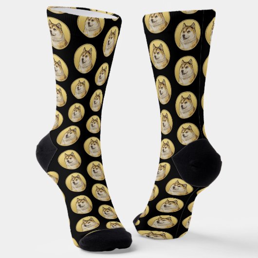 Chaussette Dogecoin Dog  (Angulaire)