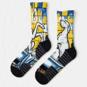 Chaussette Dogue allemand baignant (Gauche)