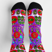 Chaussette Dollar $igns (Haut)