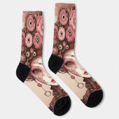 Chaussette DOLLFACE STEAMPUNK ÉQUIPE Premium durable (Droite)