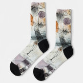 Chaussette Domaine d'Air Paul Klee Expressionniste Abstrait (Gauche)