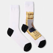 CHAUSSETTE DONALD TRUMP MUG SHOT RECHERCHÉ POUR LE PRÉSIDENT (Droite)