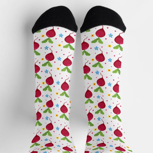 Chaussette Donc utile à la betterave (Haut)