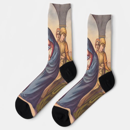 Chaussette Donner un nom à l'enfant Jean (Gauche)