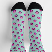 Chaussette Donut rose - colorés 1 (Haut)