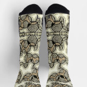 Chaussette Doodart blanc et chaussettes bronzées (Haut)