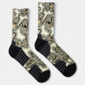 Chaussette Doodart blanc et chaussettes bronzées (Droite)