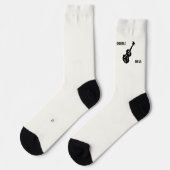 Chaussette Double basse en Chaussettes noires (Gauche)
