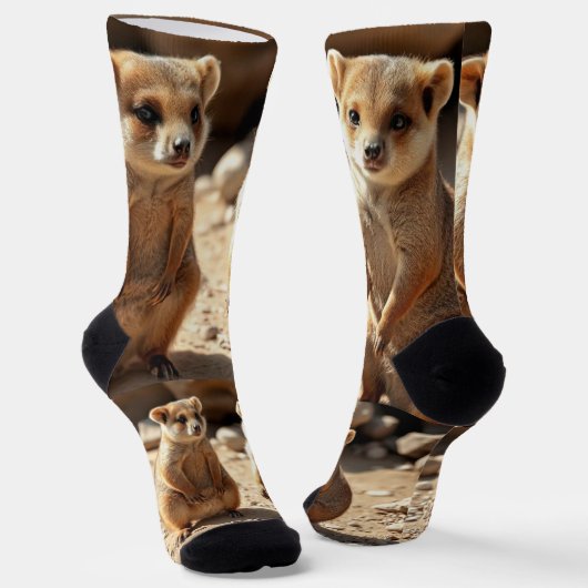 Chaussette "Double la laideur : Aussie Quokka Twins" (Angulaire)