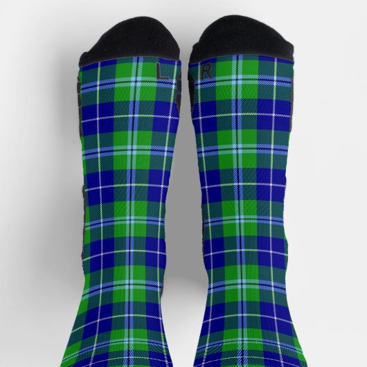 Chaussette Douglas Clan Tartan Plaid Scottish Pattern (Haut)