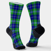 Chaussette Douglas Clan Tartan Plaid Scottish Pattern (Angulaire)
