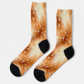 Chaussette Doux Fourrure Faon Bois Douillet (Gauche)