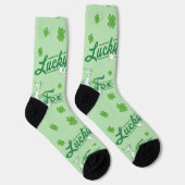 Chaussette Dr Seuss | Lucky Fox Dans Ses Chaussettes Irlandai (Droite)