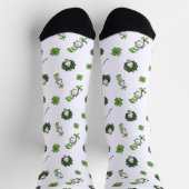 Chaussette Dr. Seuss | Motif Trèfle Chat Chapeauté (Haut)
