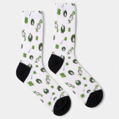 Chaussette Dr. Seuss | Motif Trèfle Chat Chapeauté (Droite)