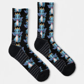 Chaussette dragon bleu (Droite)