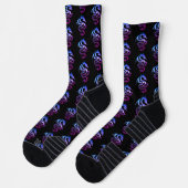 Chaussette Dragon de Purple (Gauche)