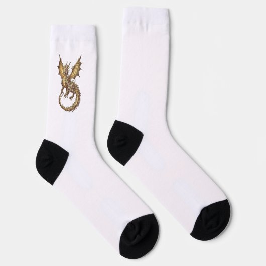 Chaussette Dragon d'or (Droite)
