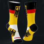 Chaussette Drapeau allemand Patriotique, Allemagne durable Pr<br><div class="desc">Chaussettes durables / sport avec design de mode allemande patriotique avec Armoiries,  drapeau de l'Allemagne - amour mon pays,  fête des pères,  cascadeur de fête,  patriotes / fans de sport</div>
