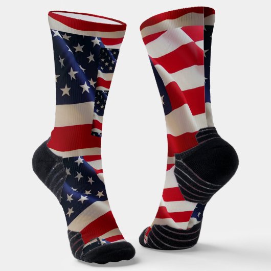 Chaussette Drapeau américain USA (Angulaire)