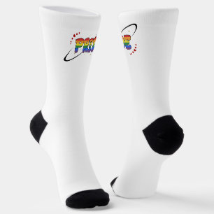 Chaussette Drapeau arc-en-ciel de la fierté LGBTQ